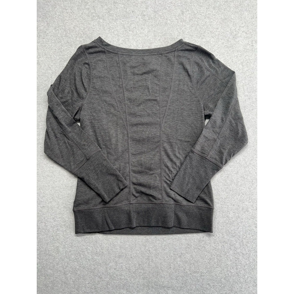 Mondetta Performance Gear MPG Women's Sz M Pouch Pocket Sweatshirt Grey Wool - Picture 6 of 12